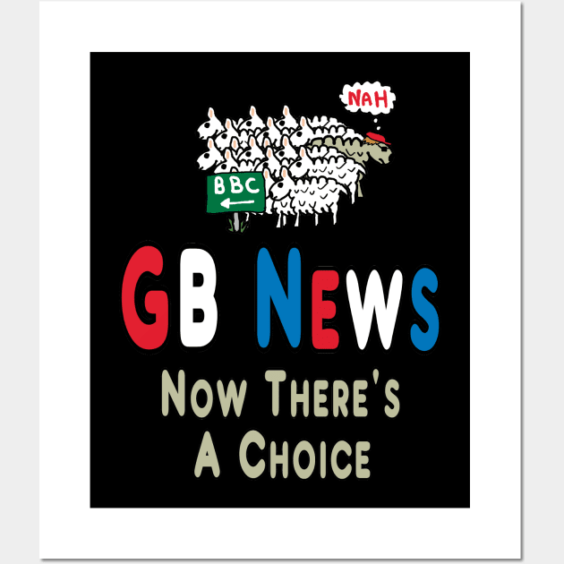 GB News Wall Art by Mark Ewbie